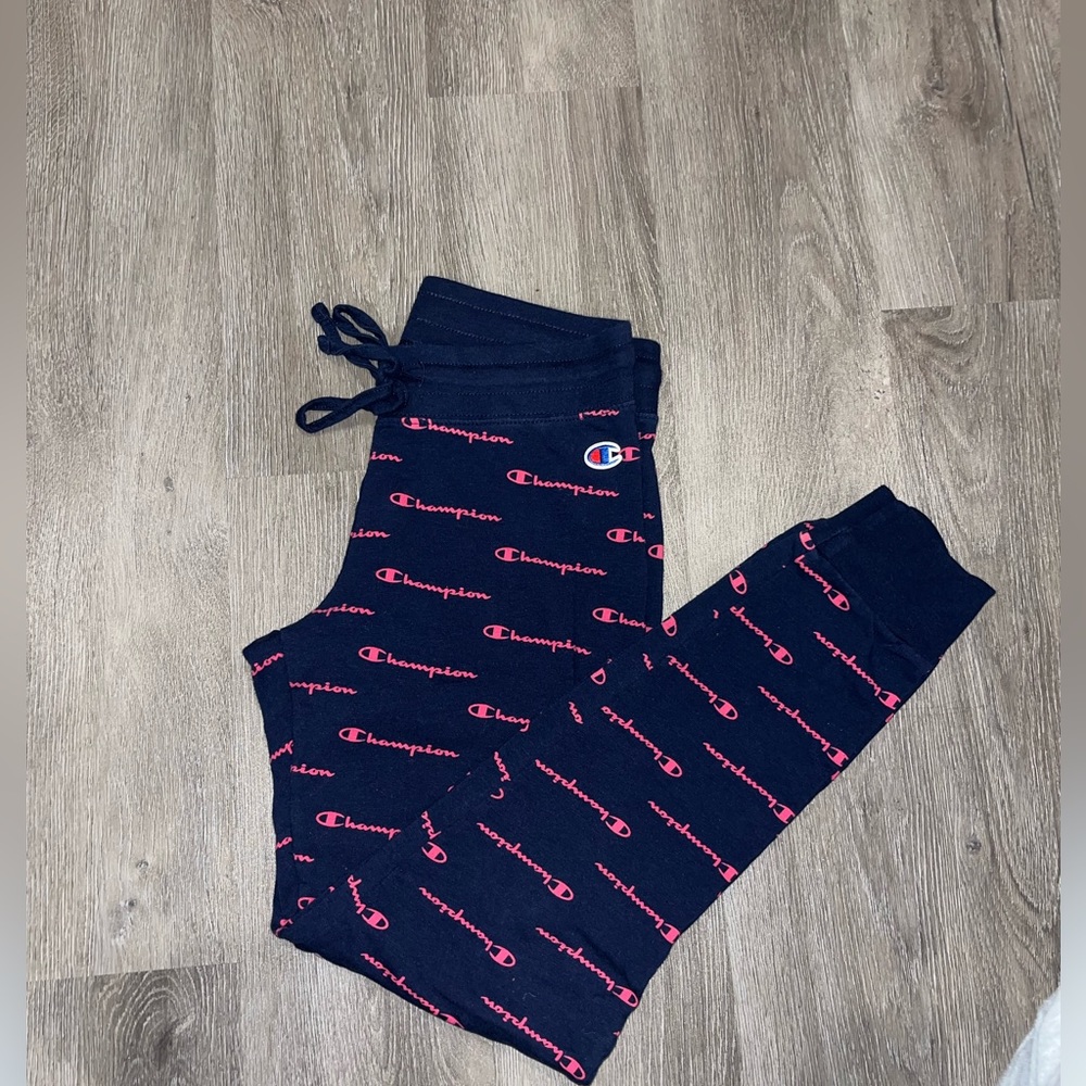 Champion Navy Blue Leggings - Picture 1 of 6